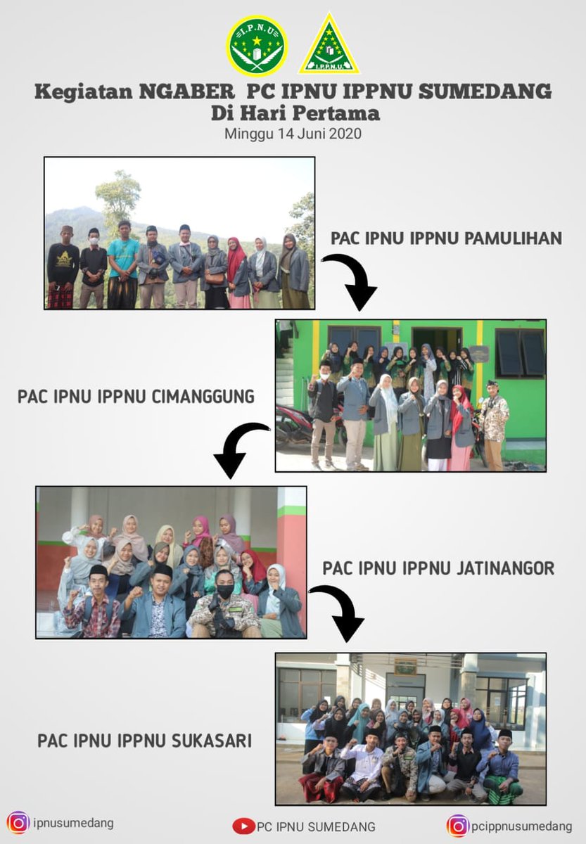 IPPNU_Smd's tweet photo. Alhamdulillah NGABER hari pertama berjalan dengan lancar, untuk 22 PAC yang belum kami kunjungi mohon bersabar ya 😊 Tunggu kami di PAC kalian 🤗
#salampelajar
#pelajarNU 
#IPNUIPPNUSumedang https://t.co/ZbcNGNJMV0