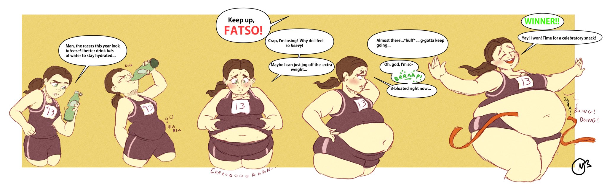 Weight Gain Comics Girl