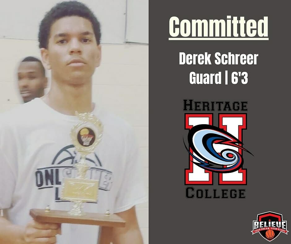 📣📣MAJOR ANNOUNCEMENT📣📣
Congratulations to our Team Believe U19 player Derek Schreer on his commitment to the Heritage College