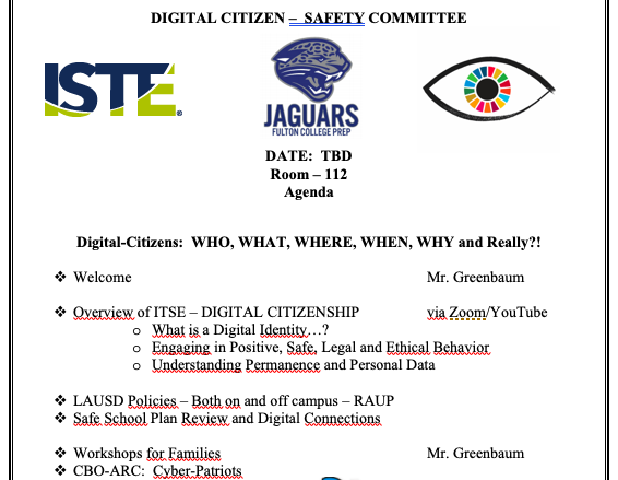 F7Fcp's tweet photo. Working on the Future - The Future of Digital Citizenship with our Jaguars and their families... https://t.co/CUpTzUHgGw
