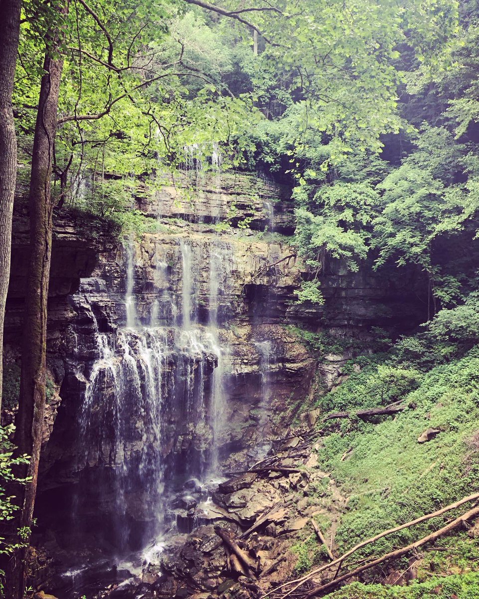 amyhallpodcasts's tweet photo. Today, 10 mile hike to Virgin Falls and Laurel Falls. It was a tough one with a lot of straight up climbs. Kids rocked it. Now excuse me while I drink a beer and take an Ibuprofen!! #tnfalls #tennesseehikes #twra https://t.co/Bc4v392ERm