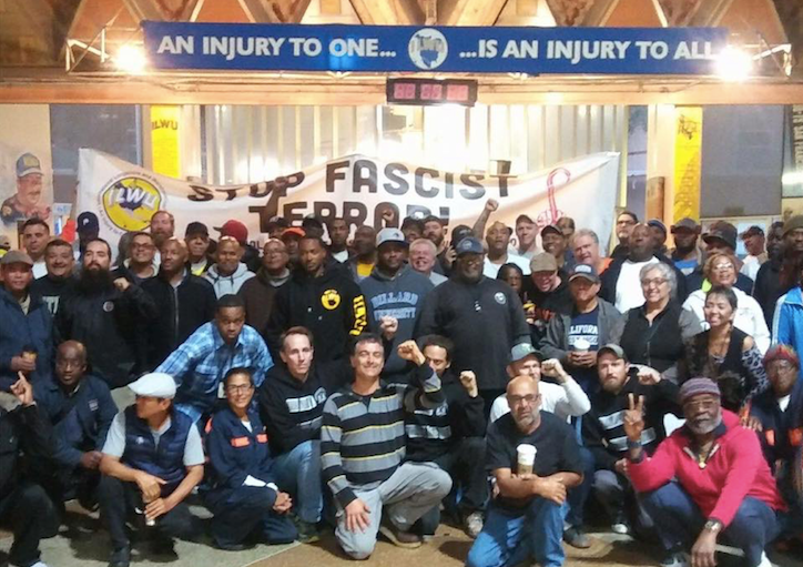 JuneteenthSPT's tweet photo. We will not stand for #PoliceTerror and are unapologetic in our #AntiFascist stance. We stand by this code of honor. #ILWUStrong #BlackLivesMatter #BLM #JuneteenthSPT https://t.co/i7WwbEp23k