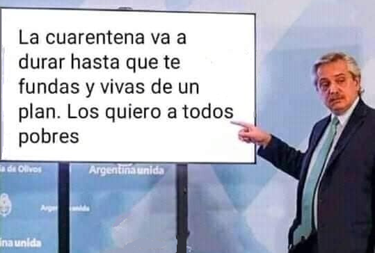 ¡Ya estamos ...eh?!!!! No le den más vueltas. Estamos todos fundidos y muertos de hambre! 
#Expropiese