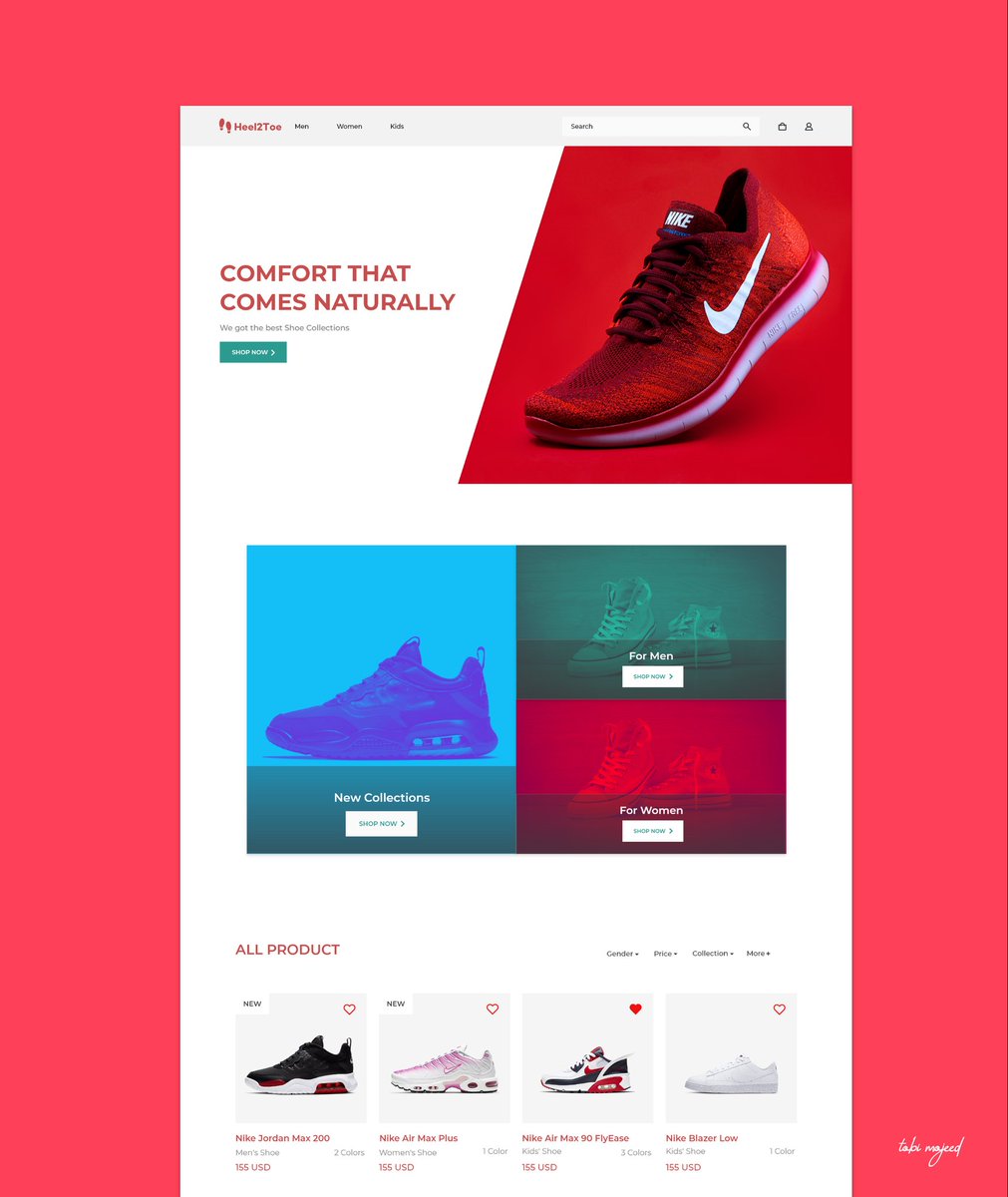 platiniumnets's tweet image. New Design😍, This is a Landing Page for a Shoe Store.

We help startups, companies and small businesses craft an engaging brands, websites and apps. We are available for your project.

#uidesign #ui #uxdesign #webdesign #uiux #userinterface #webdesigner #uidesigner #website