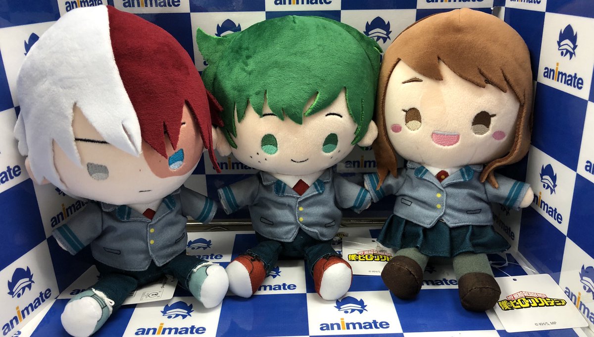 ヒロアカのむにゅぐるみめっちゃ可愛いな！特にお茶子ちゃん🌸あと峰田