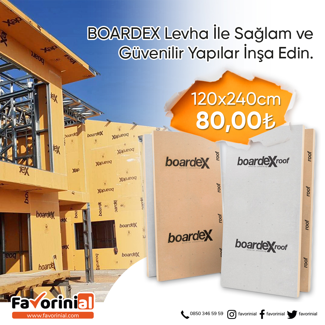 BOARDEX Levha ile sağlam ve güvenilir yapılar inşa edin.

#favorinial #boardex #dışcephe #levha #dışcephekaplama #çorlu #tekirdağ #edirne #kırklareli #yapımarket