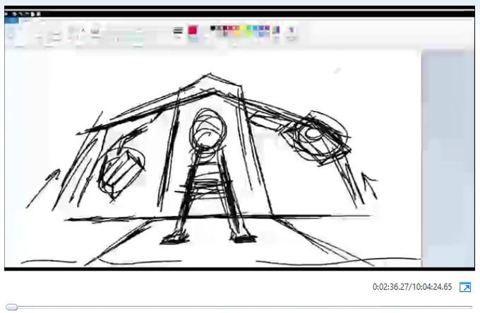 rendering....... 10 hours of footage for this speedpaint 