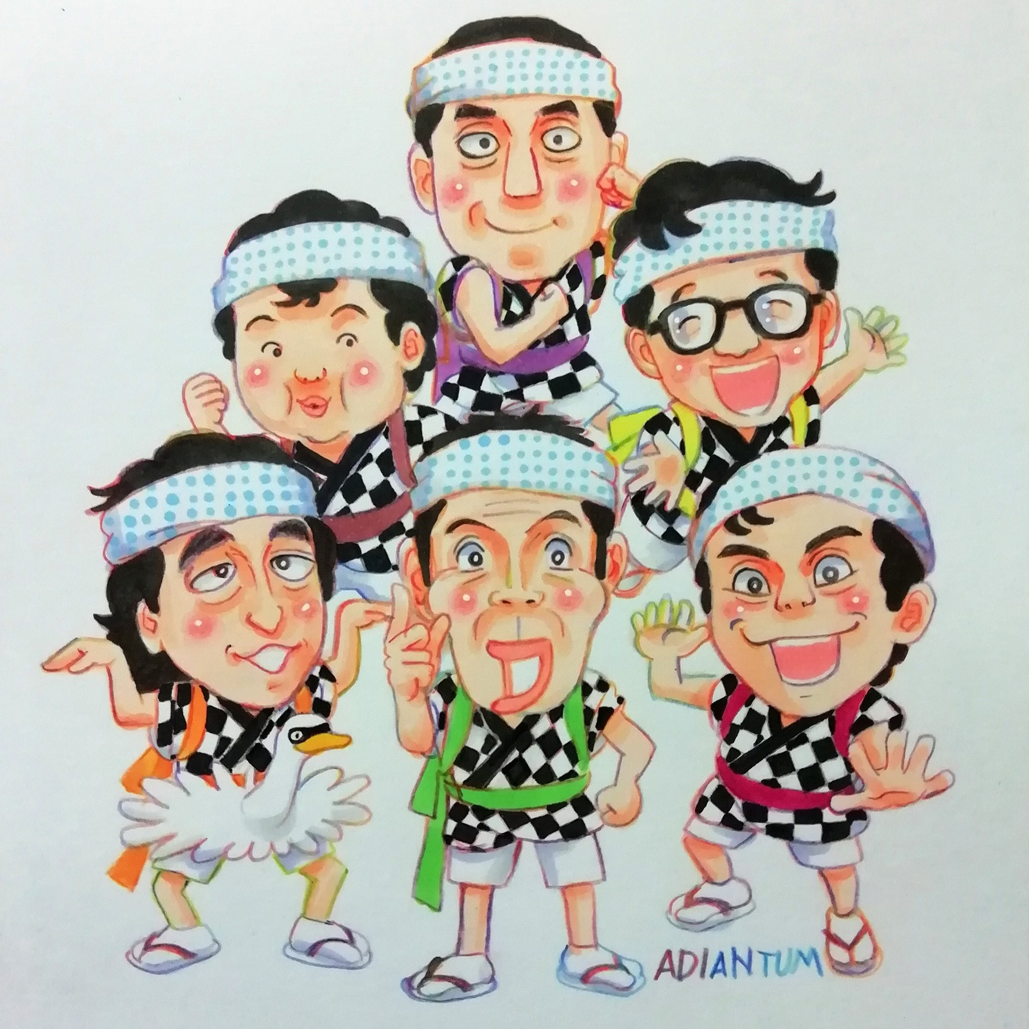 تويتر アヂアンタム アヂさん又はおっさんですかシャアですか على تويتر ドリフターズ似顔絵 ドリフターズ発破 ８時だよ全員集合 いかりや長介 志村けん 加藤茶 仲本工事 高木ブー 荒井注 ドリフターズイラスト アナログイラスト 似顔絵 これが一番