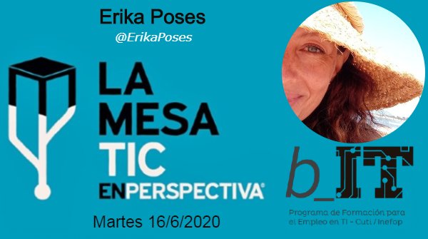 ErikaPoses's tweet photo. Este martes estaré en @enperspectivauy junto a @ClamesYulliana @cafegames @TedescoPablo compañeros del #ProgramaBIT de @INEFOPoficial y @CutiUy . https://t.co/Yd8UwsGjrP