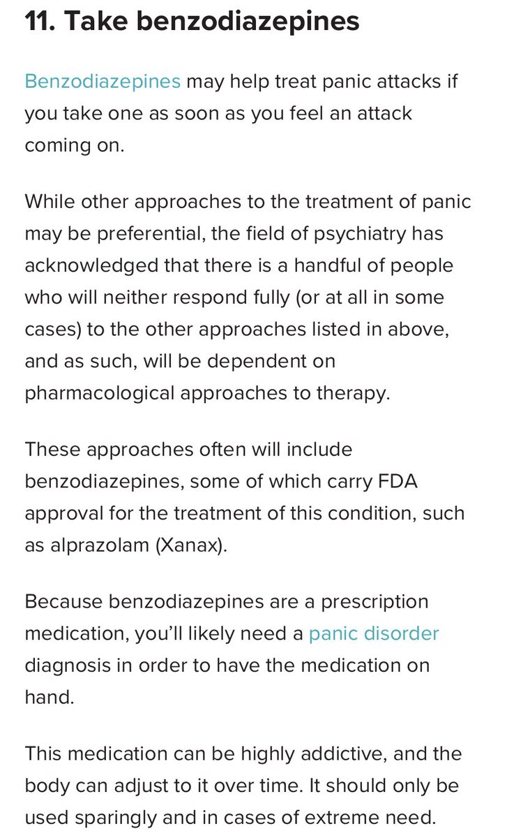 !!! 11 WAYS TO STOP A PANIC ATTACK; A THREAD !!!