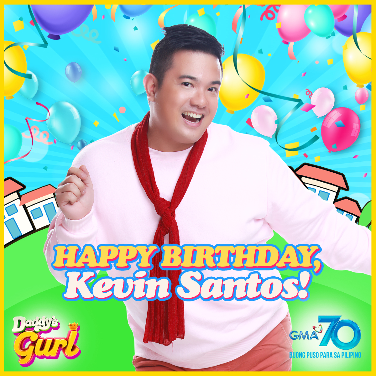 Happy birthday, Kevin Santos! Your family wishes you all the best! 