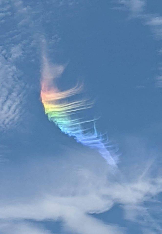StephTweetAgain's tweet image. @retweet_weather Cloud iridescence. June 9, 2020. Reno, NV. Approx 12:00 p.m. #WeatherRetweet