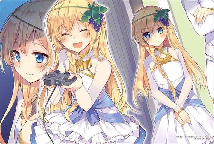 ヴェル このすば アイリス アイリスのラバーマットとスリーブが出るらしい W これは買うしかない 発売日 7 31 が誕生日に近いから自分で自分の誕プレを買う 笑 このすば 角川スニーカー文庫 ブシロード アイリス めぐみん T Co