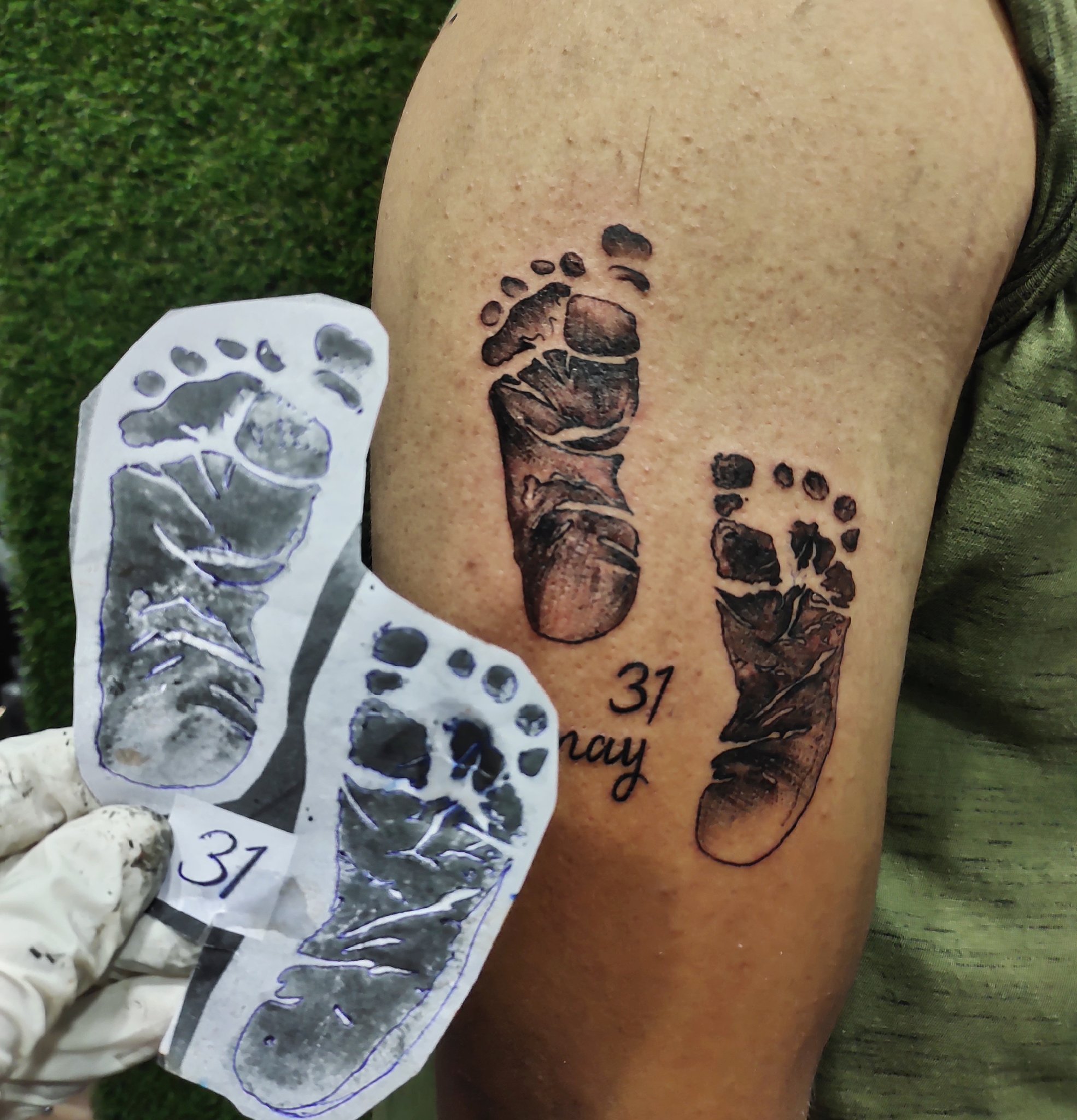 Baby Footprint Tattoo Ideas  26 Sweet Collections  Design Press