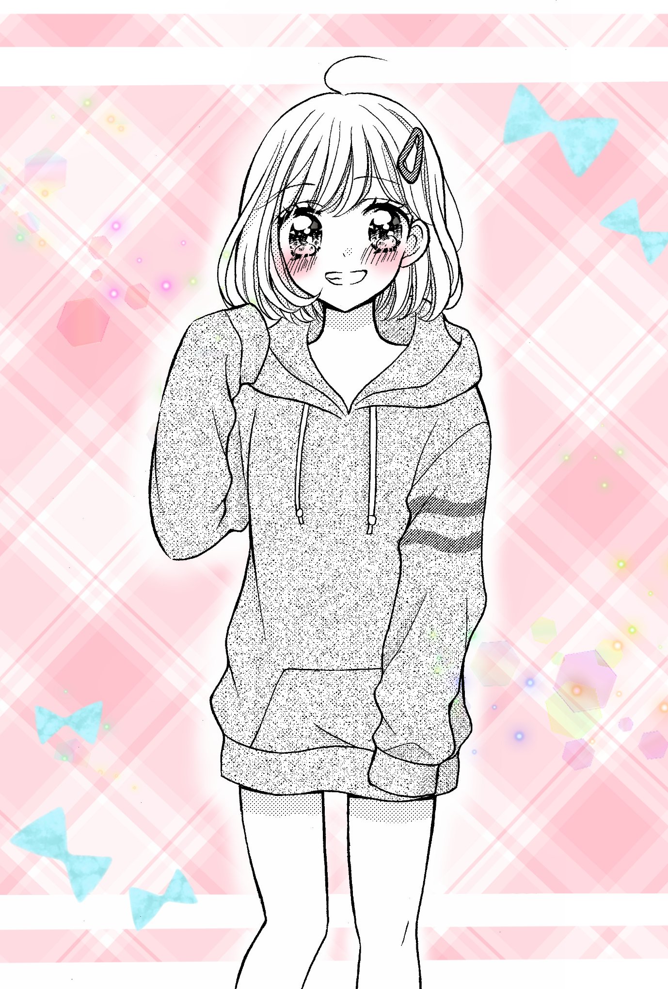 羽山 ゆあ ちゃおdx3月号 ナイショのガールズトーク 彼パーカー ﾟ イラスト T Co Gdilubhgax Twitter