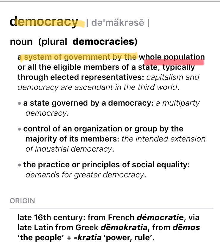 skywaka76's tweet photo. @chillywilly093 @scwrestler1 @LeeHolly81 @realDonaldTrump Yeah, ‘cause then white people would be REALLY scared if everyone’s vote actually counted. Most every contest on planet Earth is settled by a majority. It is kept in place to manipulate elections and keep the same ignorant, racist xenophobic imbeciles in power. Do some research. https://t.co/rtP7y0tIAu