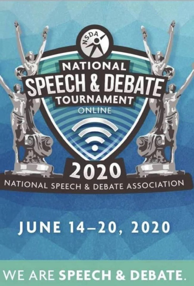 Nikela Reed will be competing this week (virtually) at the 2020 NSDA National Tournament! 
Her Oratory rounds begin on Wednesday &amp; she has also submitted a Poetry entry for the Supplemental Competition. We are so proud of you! #Unstoppable #BreakALeg 
<a href="/HMC1Proud/">Hickman Mills C-1 School District</a> @ruskinprincipal