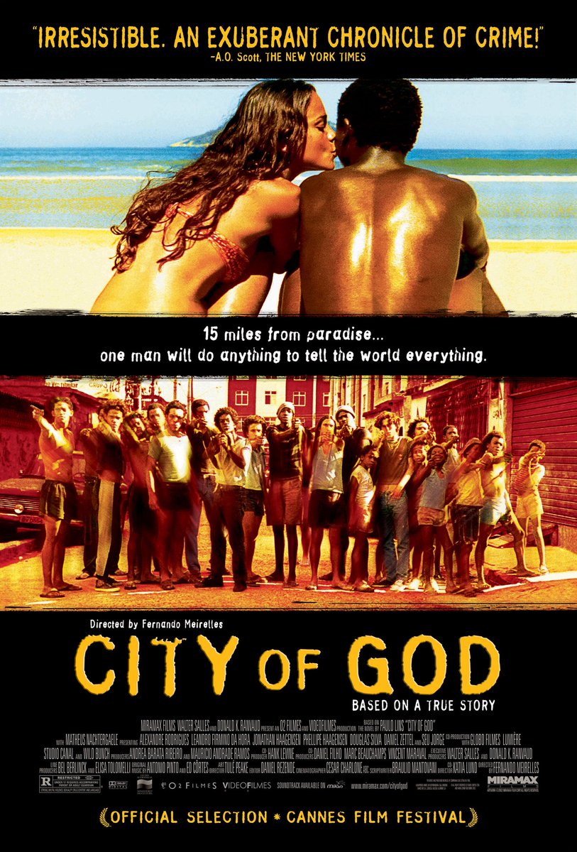 City of God 8.9/10One of the more brilliant foreign films