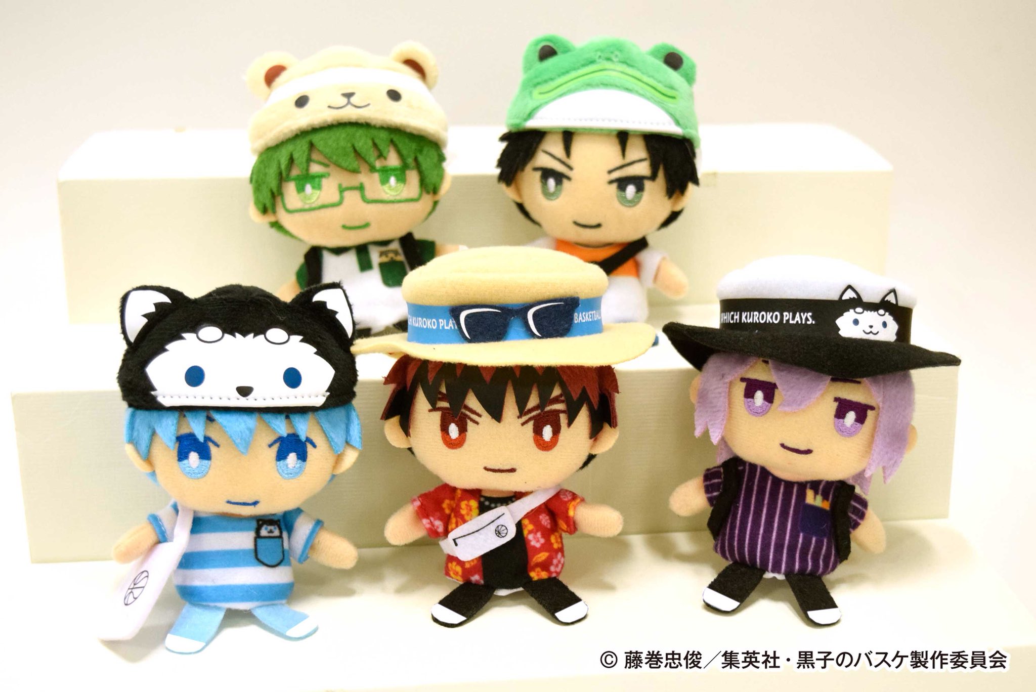 Twitter 上的 プルーフ 黒子のバスケ 指の上の帽子 指の上シリーズに被せてお出かけできるぬいぐるみ用の帽子です 9月中旬頃の発売予定です 全国のアニメショップ オンラインショップで予約受付中です Kurobas T Co Heldvvpmhv Twitter