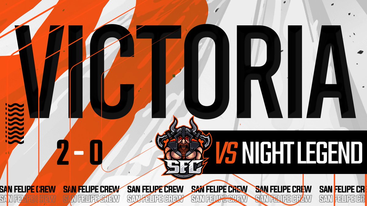 #SFC #Victoria

⬆️ Hace pocos minutos debutamos en la @LevelEsportsEC, llevándonos la V I C T O R I A.

🆚️ @NLEGEND_CR
📍 2 - 0

¡Seguiremos entrenando para las siguientes fechas! 🔥

#FeelTheAnger ⚔