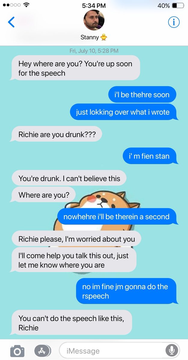 164 》 bad decisions tw intoxication ( richie's phone, eddie's phone )