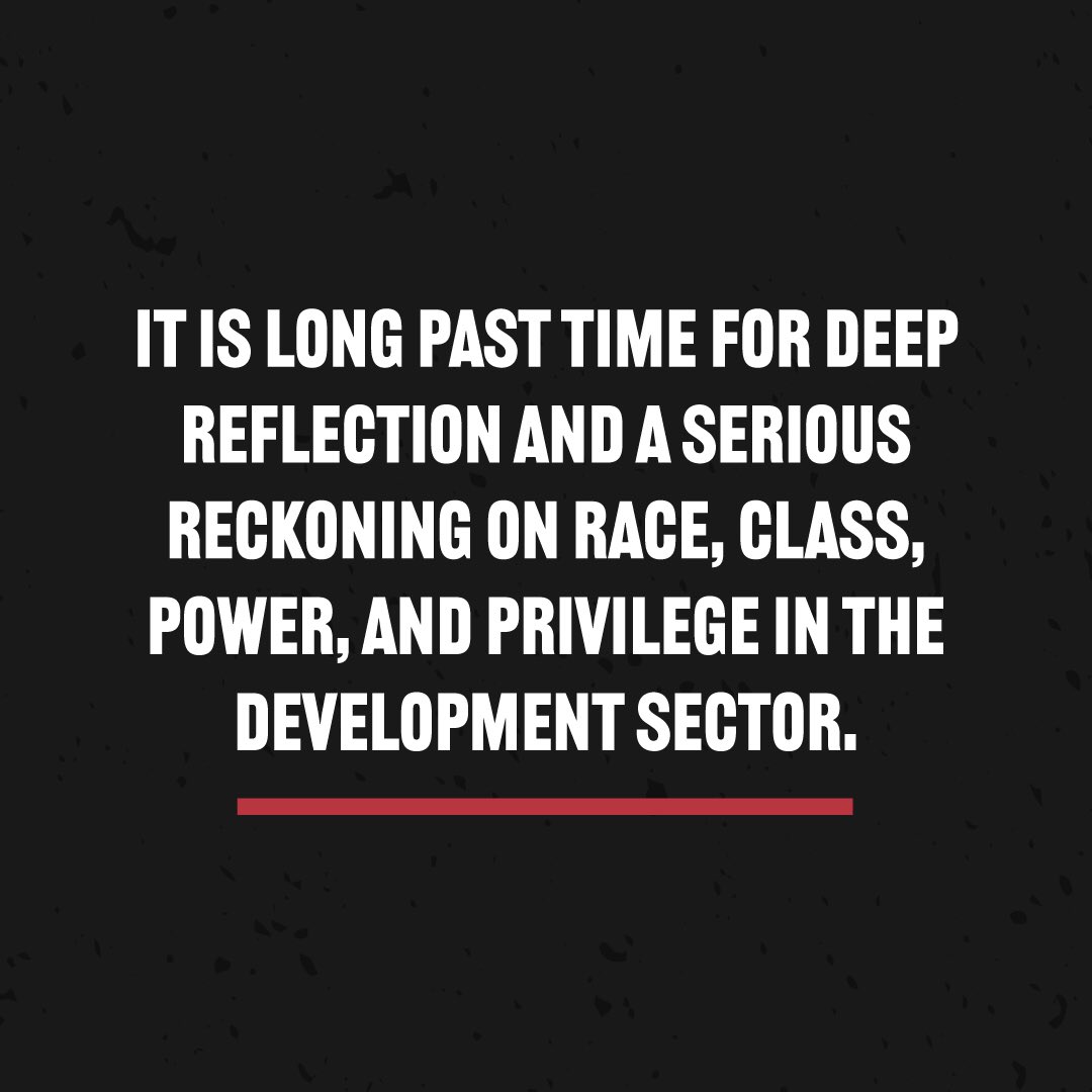 DevReckoning's tweet image. .@WomenDeliver is a symptom of a much larger problem in the development sector. Over the past week we have seen Black and POC employees from across the sector call out injustices they have endured at the hands of “so-called” feminist organizations. 

bit.ly/2N0rKUi