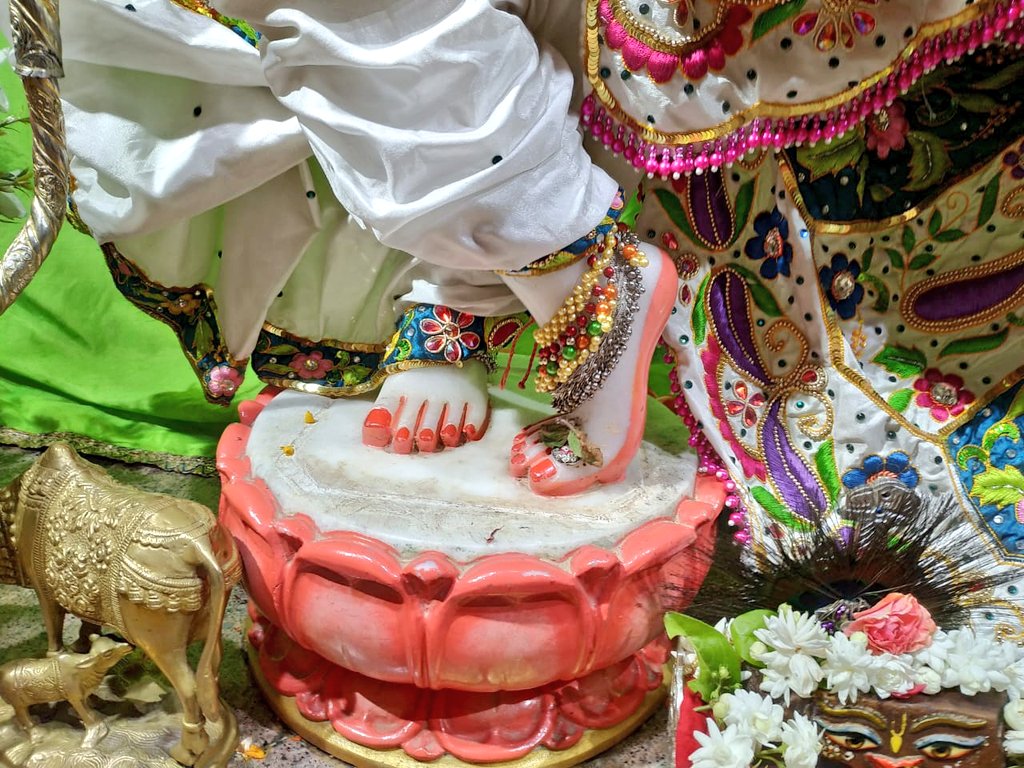 Pradeepkrsn's tweet photo. Today's sringar darshan of sri sri radha raman bihari ji... 🌹🌸🥀🌷🌼💐🌺🌻🍒🍇🥭🙏🙇♂️
#eskcon
#harekrishna https://t.co/13g0yxS8pW