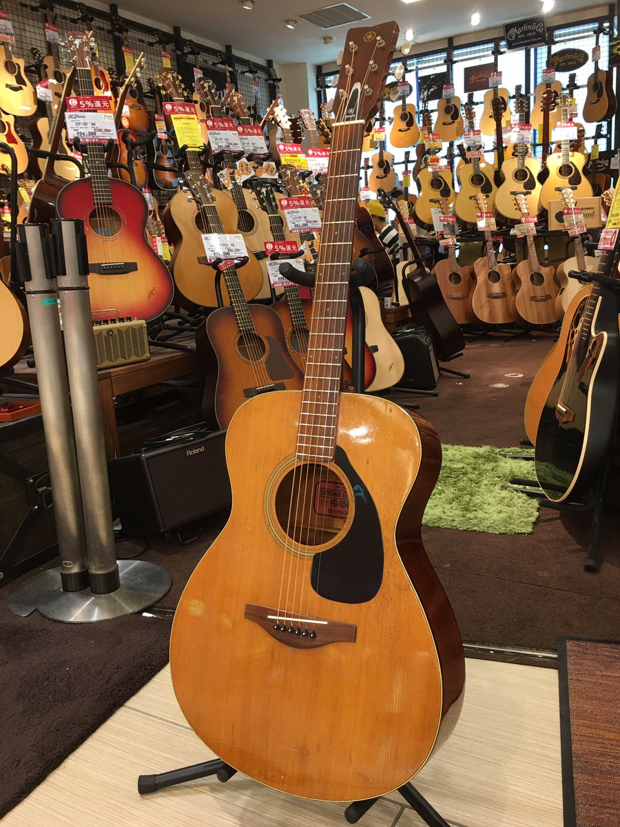 イシバシ楽器梅田店 イシバシ梅田 アコギ 新着中古 Yamaha 1970年製 Fg 150 赤ラベル Natural ヴィンテージ ヤマハfgの赤ラベルが入荷 ギター全体が響き 中々のボリュームの弾き応え満点 弦高も3mm弱と弾きやすくオススメです お家で