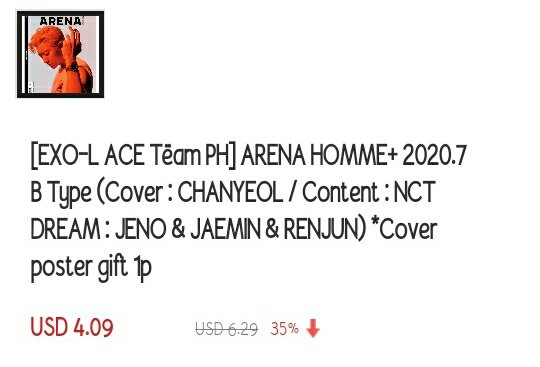 Both Covers [ARENA HOMME+ 2020] are available to purchase on <a href="/ktown4u/">Ktown4u</a> . 

A Type: ktown4u.com/iteminfo?grp_n…
B Type: ktown4u.com/iteminfo?grp_n…

Use the discounted link above on purchasing the magazine.
#CHANYEOL <a href="/weareoneEXO/">EXO</a> #EXO