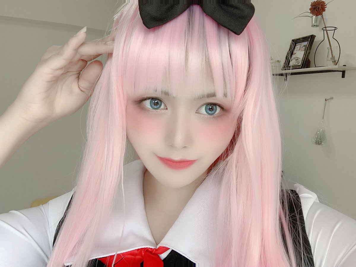 明治あい Na Tviteru かぐや様は告らせたいの藤原千花ちゃんのコスプレをしました 贈ってくれてありがとう ଘ ˊᵕˋ ଓ まだまだメイク練習する かぐや様は告らせたい 藤原千花 コスプレ コスプレ初心者 コスプレ初心者さんと繋がりたい コスプレ