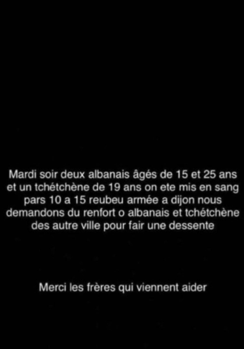Dominique Lunel On Twitter Alloooooo Castaner Dijon Albanais Et Tchetchene Lance Des Appels
