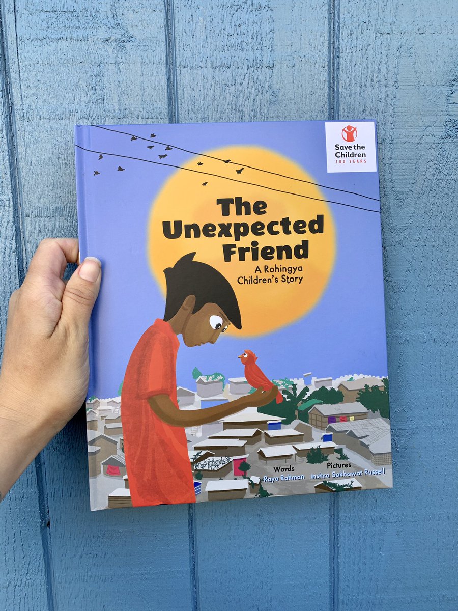  #RefugeeWeek2020 Starting off my thread of books to encourage discussions about acceptance, kindness & refugees is  #TheUnexpectedFriend about a Rohingya boy & a little bird with a broken wing 6+  @GubaBooks  #kidlit  #refugee