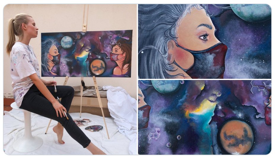 Funds raised will go to 6 frontline organizations & freelance artists. 

💖 the idea of a global 🌎 auction of ONE-OF-A-KIND art -- incl. creations by the amazing @EmskyArt -- to help those affected by the #pandemic 

BID this week➡️ artandco.net/collection/
#COVID19ReliefArt #CSR