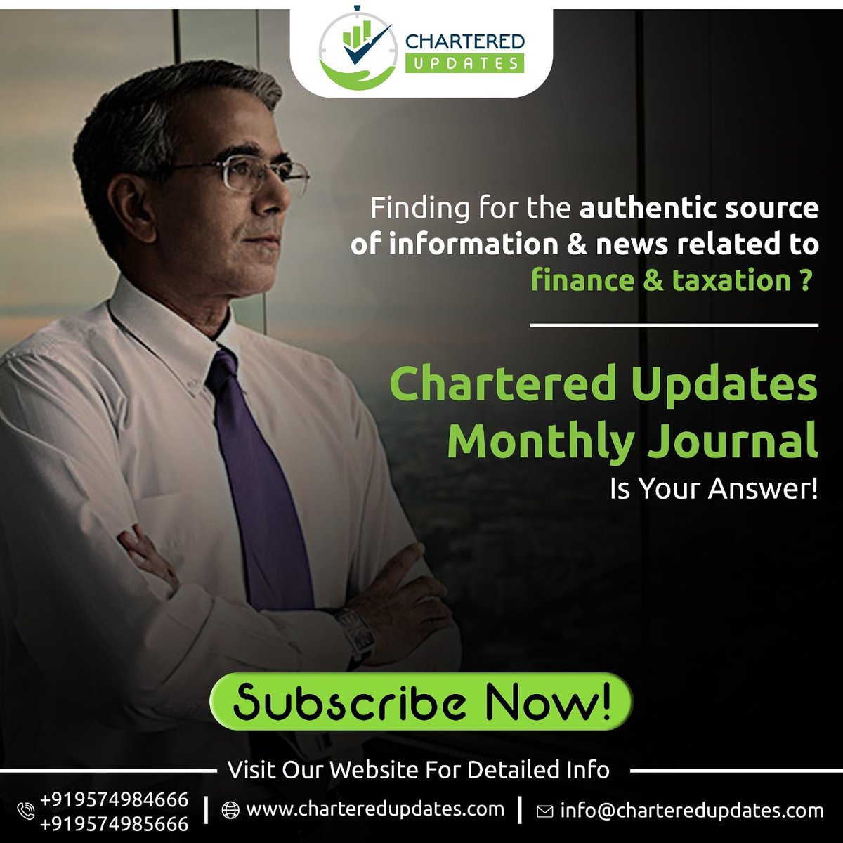 CharteredUpdat1's tweet photo. #CharteredUpdates Monthly Journal is the key answer for all your financial and taxation related news and information. 
What are you waiting for?
Visit our website: https://t.co/eBz2zaa8wU
Contact us on 9574984666 / 9574985666
#Finance #Taxation #Tax #Accounting #Journal https://t.co/j0Pnbnztx7