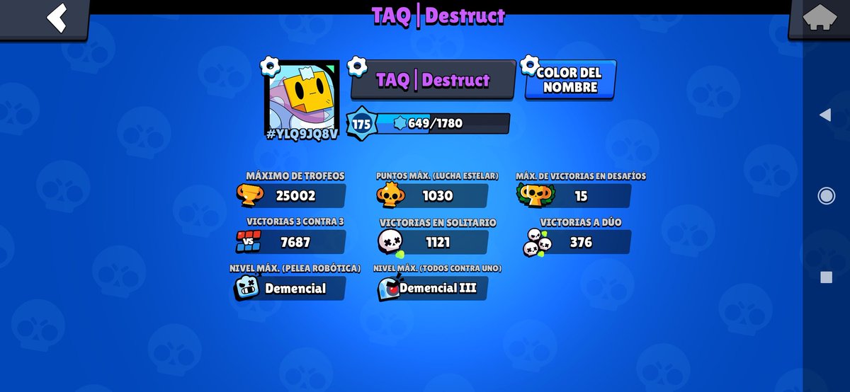 Destruct_BS's tweet image. Esta temporada me ha salido bastante bien.
He podido subir 5k copas en una temporada y llegar hasta las 25k copas. Yo creo que está bastante bien.