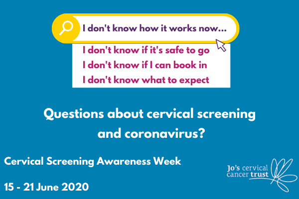 MeonMedical's tweet photo. Cervical Screening has been paused due to coronavirus.
If you are due your screening, the system will still show you as due. You should get a reminder once things are back to normal. If you haven’t had an invite after a few months, get in touch.
More info- https://t.co/fJVxu8zc7L https://t.co/1VOH18zAQn