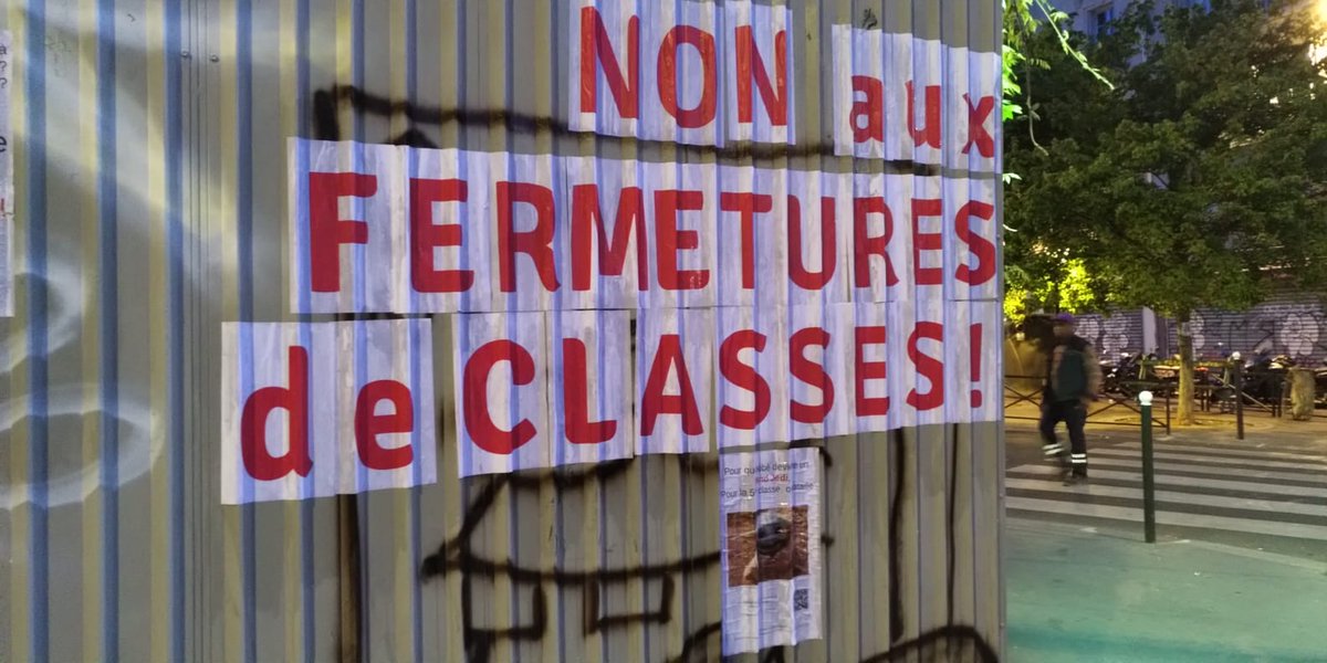 🔴 <a href="/Paris/">Paris</a> au réveil...

Non aux fermetures de classes, TOUTES les fermetures de classes !! 👇

PI <a href="/BFMParis/">BFM Paris Île-de-France</a> <a href="/LeParisien_75/">Le Parisien | Paris</a>