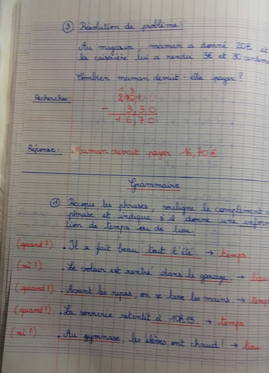 Cm1Tony's tweet photo. Bonjour mes élèves, on commence avec les corrections de mercredi. Quand vous faites des coquilles, essayez de les comprendre ou écrivez-moi pour que je vous éclaire ! 💡 https://t.co/flTyYbAzDc