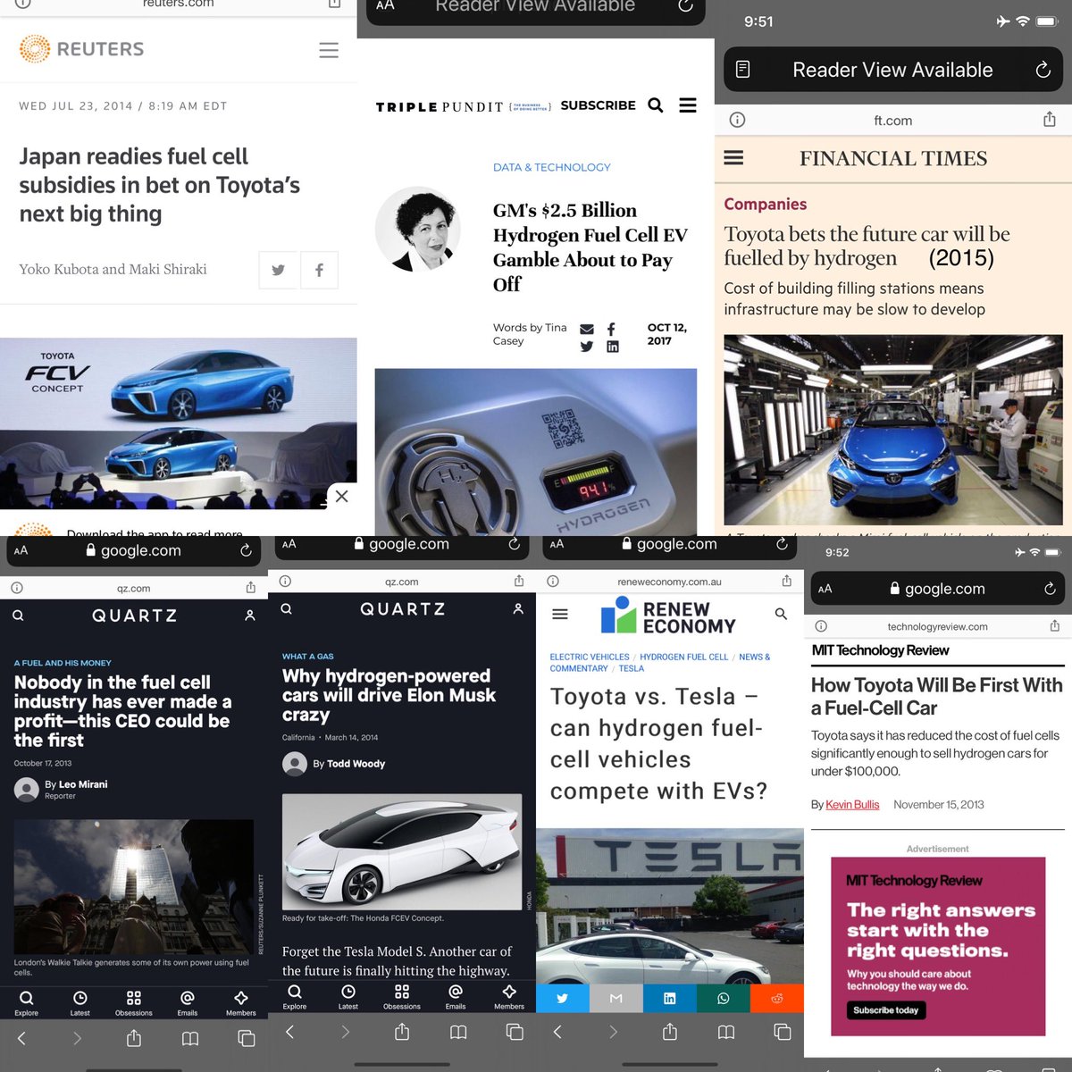 28delayslater's tweet image. Hydrogen is the next big thing. Always... and it’s always about to crush #Tesla