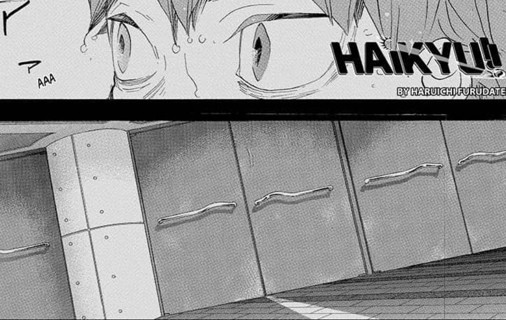 it'd make sense if hinata actually get subbed out in the next chapter.
we could get a pretty long pov while the match goes on (maybe only showing us the highlights) and it'd also show us that hinata actually learned from what happened 