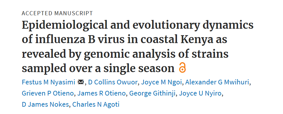 KEMRI-Wellcome Trust (@kemri_wellcome) on Twitter photo The finding of divergent and reassorted Influenza B Virus strains co-circulating in a single season locally and across East Africa emphasizes why broad immunity vaccines are the most ideal for influenza control in Kenya. shrts.net/a6iXb <a href="/IDeAL_KEMRI_WT/">IDeAL, Africa</a> <a href="/KEMRI_Kenya/">Kenya Medical Research Institute</a> The finding of divergent and reassorted Influenza B Virus strains co-circulating in a single season locally and across East Africa emphasizes why broad immunity vaccines are the most ideal for influenza control in Kenya. shrts.net/a6iXb <a href="/IDeAL_KEMRI_WT/">IDeAL, Africa</a> <a href="/KEMRI_Kenya/">Kenya Medical Research Institute</a>