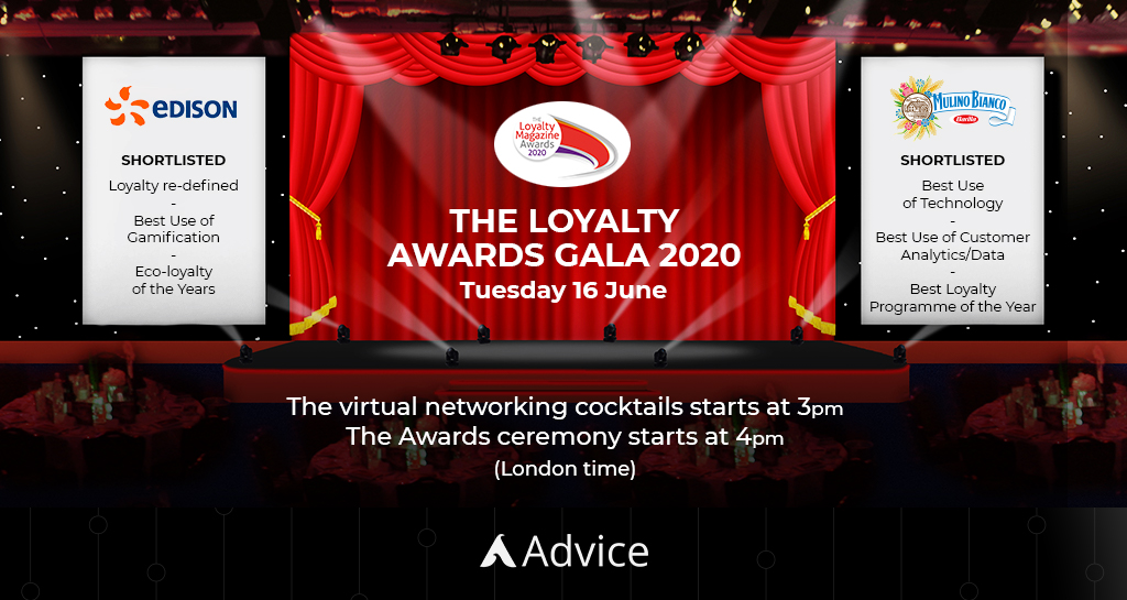 The 2020 London Loyalty Awards Gala has gone global! For the first time this year, the awards ceremony will be streamed online and it's free for everyone to join!
>>Click here to register: bit.ly/3e5NnOL

<a href="/LoyaltyMAwards/">International Loyalty Awards</a> #loyalty <a href="/EdisonNews/">Edison News</a>  <a href="/mulinobianco/">Mulino Bianco</a>