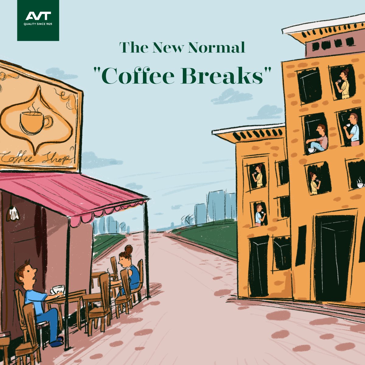 cumibuonieo's tweet photo. Tag your coffee break buddies in
the comments below and let them know how much you miss them!
#AVTBeverages #AVTTea #AVTGroup #HappyDisteance https://t.co/tEmqBQFnyF
