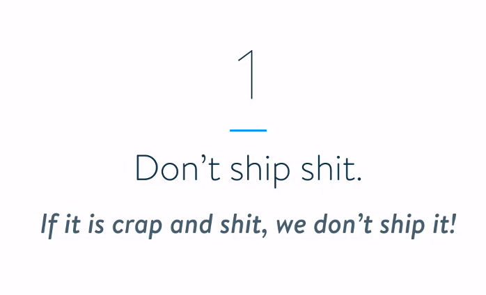 moprit's tweet photo. The most important principle in software development. If you created a shit, it belongs to yourself, don't ship it out.
Inspired by @FloydThreepwood https://t.co/RXtlWhYeky