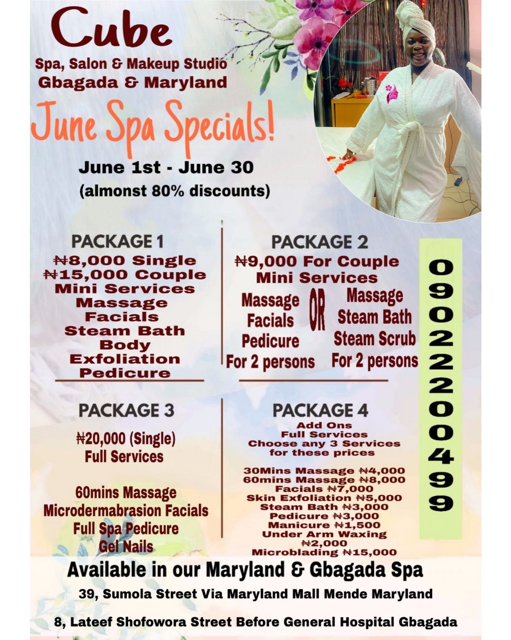 Cube Spa & Salon Maryland & Gbagada on Twitter "Renew with a spa