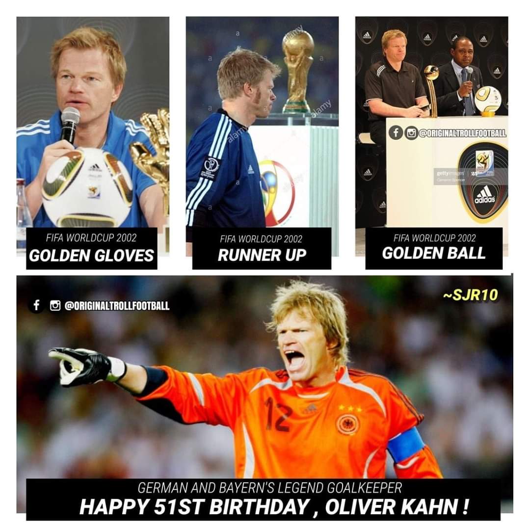 Oliver saves a can. Does that he is Oliver Kahn

Happy Birthday legend  