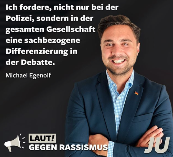 asapgnocchi1's tweet photo. rassismus gegen bundespolizist michael egenolf muss aufhören und zwar sofort. https://t.co/Eku1Xo2FLF