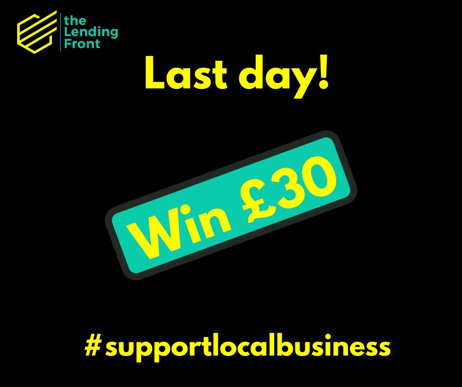 FrontLending's tweet image. Today is the last day to enter! So to be in with a chance to win £30.

Tweet tagging both @FrontLending  and your favourite local business using #supportlocalbusiness. 
Tell us why you love what they do!