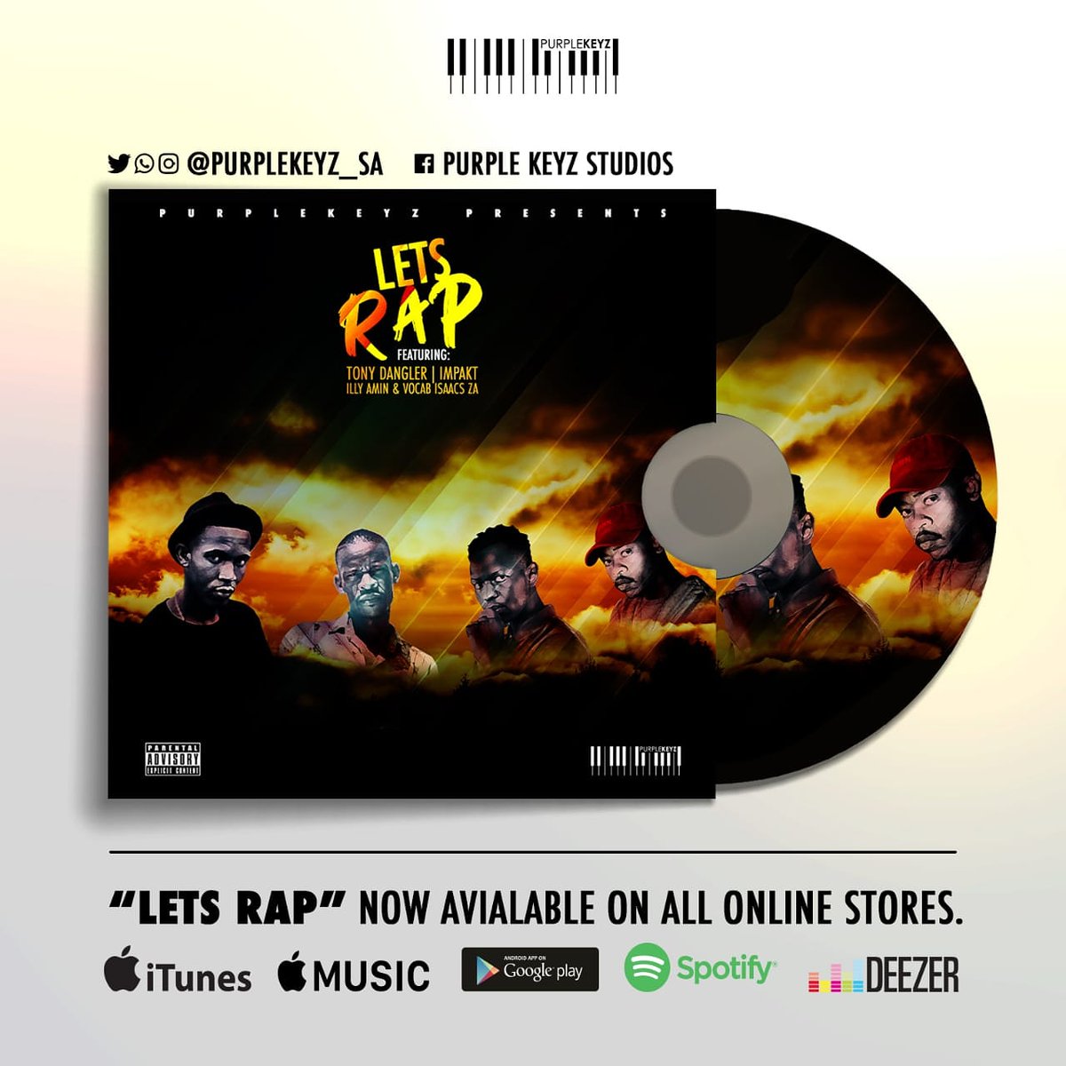 #LetsRap available on online stores!!! 🔥🔥🔥 <a href="/VocabZa/">Vocab Isaacs SA</a>
<a href="/ILLYAMIN_SA/">IllyMonate</a> @impakt_OhG
<a href="/Tony_Dangler/">Zulu_Infinite</a>

ditto.fm/lets-rap