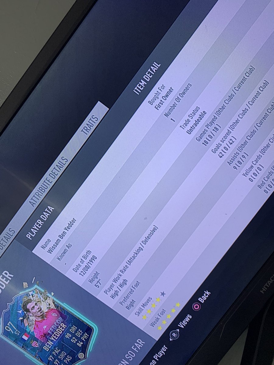 CallumConn's tweet image. Got Ben yedder our the ultimate pack yesterday and scored 42 goals in 18 games by far the best player in the game @Castro1021  love you Castro!!